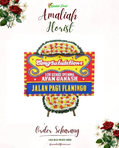 Bunga Papan Congratulation di Kujangsari
